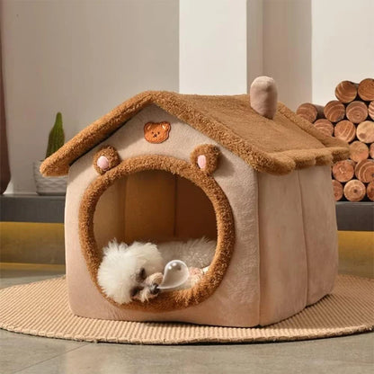 SnugCave: The Foldable Pet Retreat