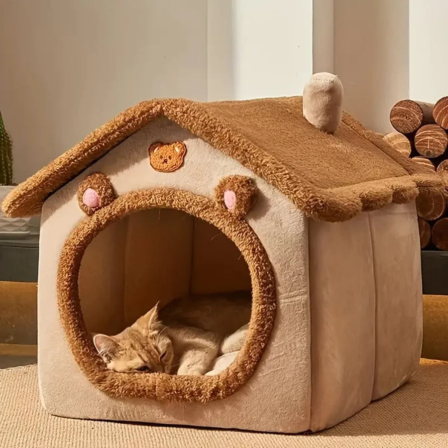 SnugCave: The Foldable Pet Retreat